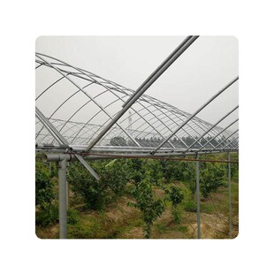 温室大棚全套骨架温室生产钢管水果棚架圆杆建造封闭防雨棚养殖棚
