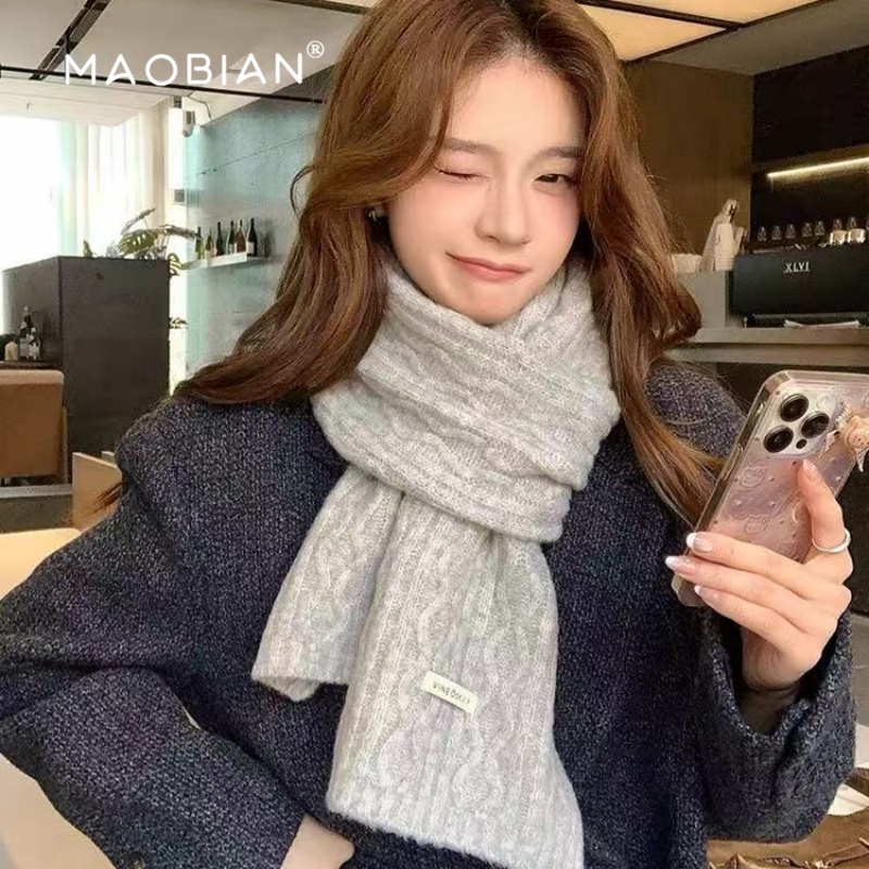 氛围感羊毛围巾女款2025新款秋冬