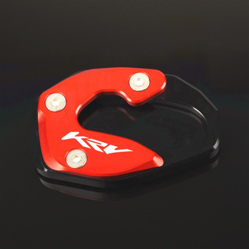 适用光阳KRV180 2021年 改装铝合金边撑加大座 专用边撑加大垫