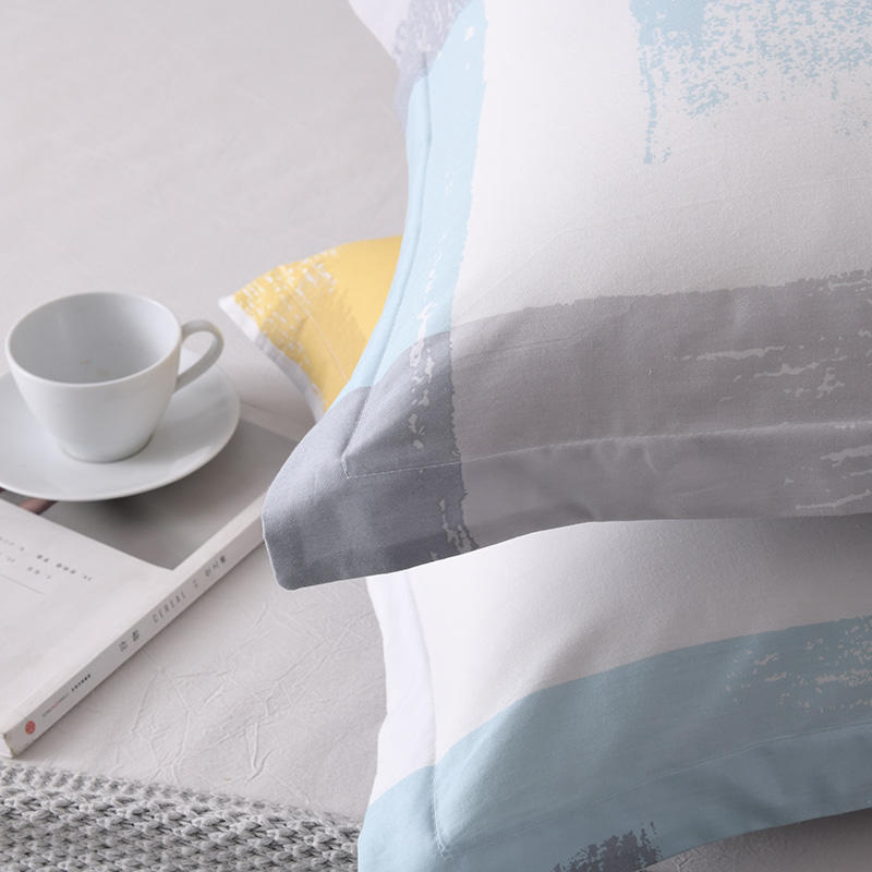 阿格莱亚100%全棉枕套单双人学生宿舍枕芯套48x74cm枕头套一对装