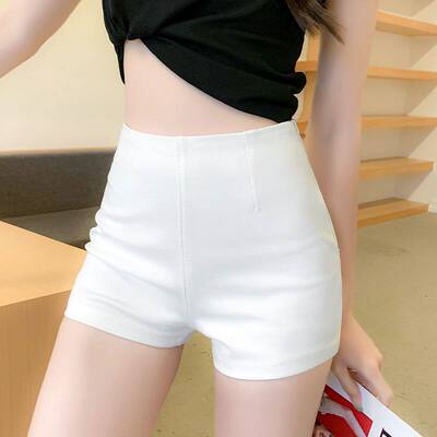 高腰短裤紧身女夏季韩版
