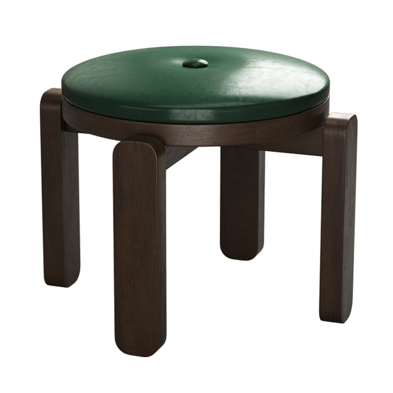 实木小凳子家用矮凳原木板凳卫生间小凳子简约小圆凳客厅木头凳子