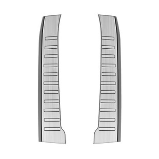 适用于尼桑SERENA C28外置后护板 不锈钢脚踏保护防撞装饰贴