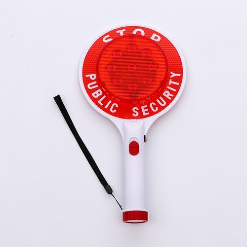 厂家手持交通停车牌定做充电式反光标志警示手举指挥牌定制