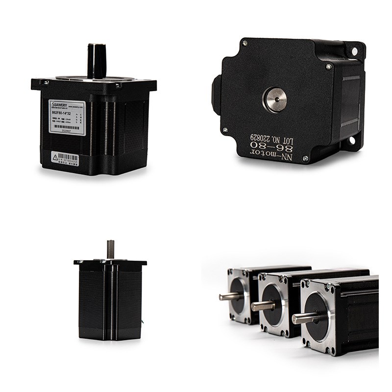 57/86步进电机驱动器套装步进闭环混合型电机24V直流马达