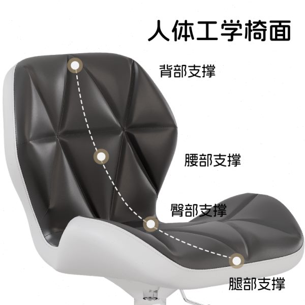 吧台椅椅子升降旋转家用现代简约酒吧椅高脚凳靠背凳子前台收银椅