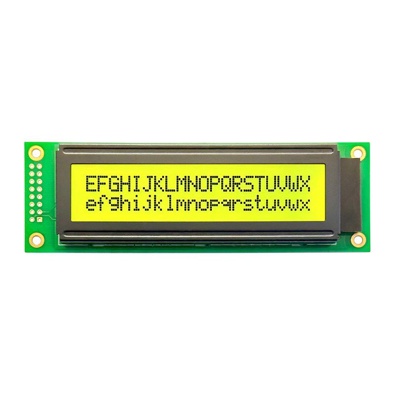 2002行字符型LCM液晶模块 黄绿底光5V 精密仪表充电器lcd液晶屏