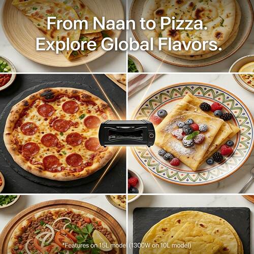 定制Tandoor Oven Pizza Maker多功能煎饼烤箱家用电烤炉煎烤一体
