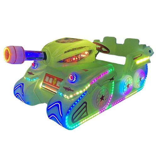 2024新款广场游乐车亲子儿童碰碰车可出租音乐定时灯光多功能商用