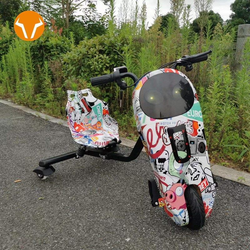 爆款电动三轮漂移车新品儿童成人甩尾车电动卡丁车厂家直供