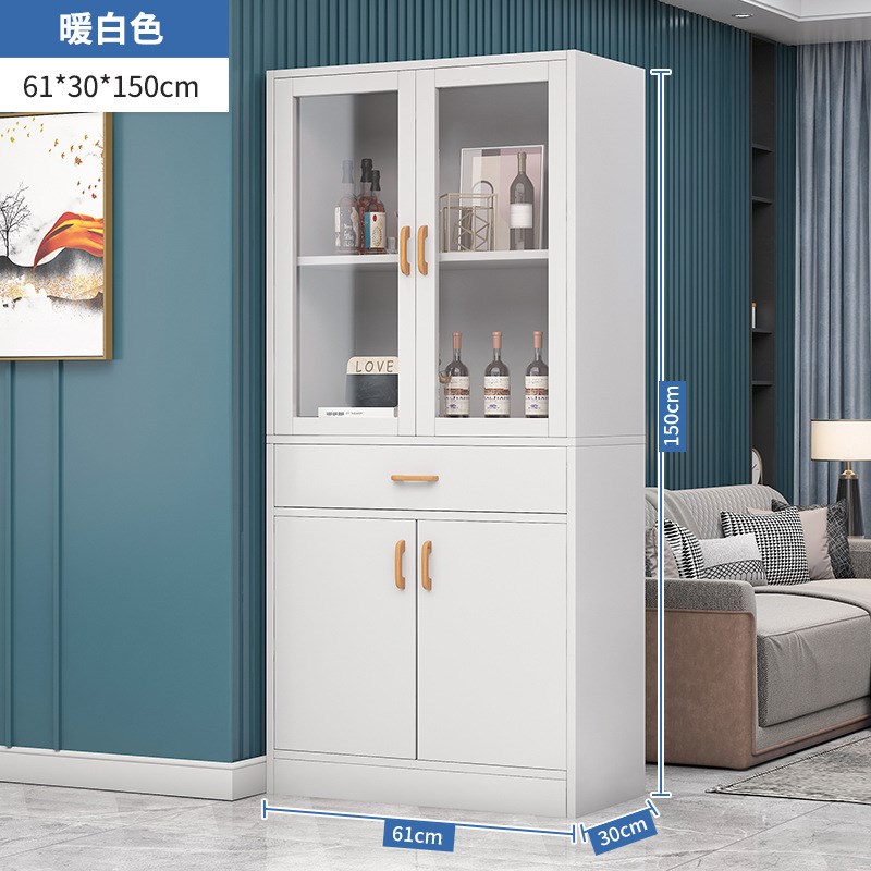 客厅家用简易现代整面墙置物架办公室轻奢多层书架大容量收纳书柜