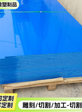 蓝色聚乙烯板材1000*2000/1300*2000白色塑料耐磨板HDPE板PP板材