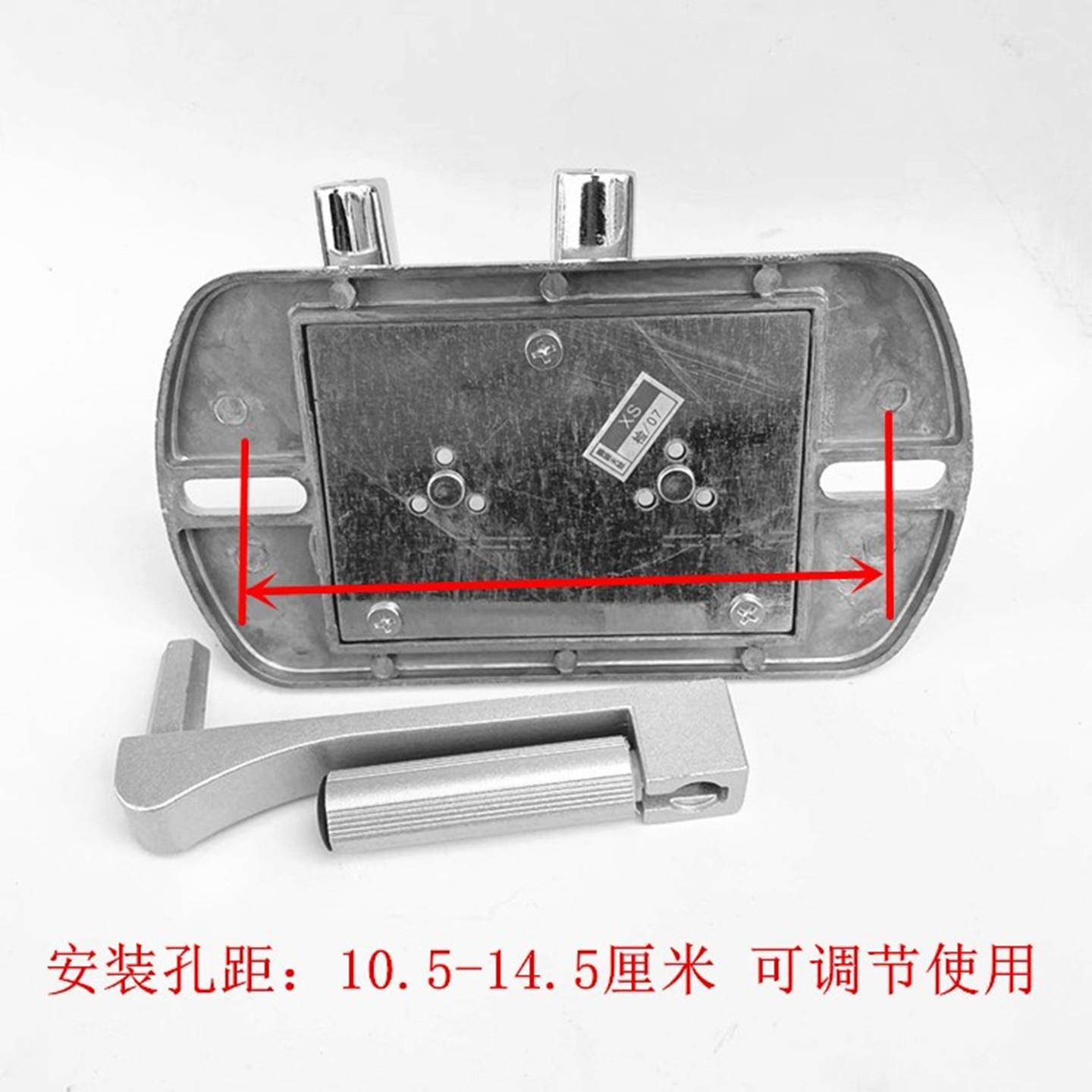 升降晾衣架配件手摇器升降晒衣架摇手摇杆专用免打孔两孔距可调节