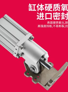 90度翻转气缸侧姿缸旋转dhrc32-30zb/LB机械手侧姿组反转fcz40-45