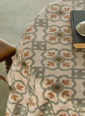 复迹Revives 复古高级感防水餐厅餐桌布易打理氛围感书桌茶几盖布