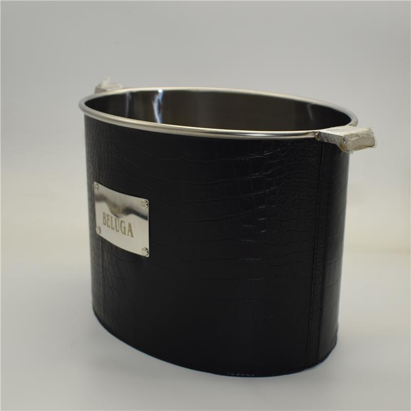出口俄罗斯白鲸伏特加高档品牌鲟鱼不锈钢冰桶BELUGA香槟红酒啤酒