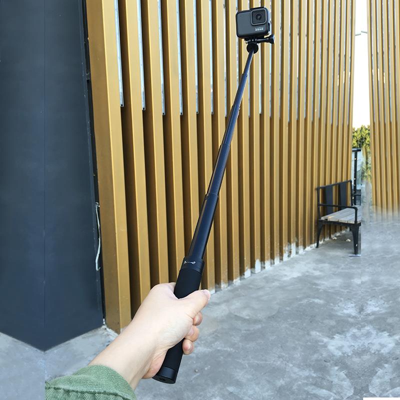 For gopro12/11/10/9/8/7/6/5自拍杆手持杆手机夹三脚架相机支架