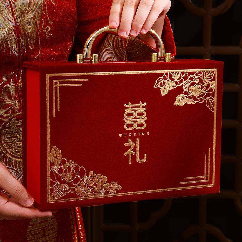 彩礼钱盒子订婚彩礼箱现金彩礼盒结婚提亲10万20万聘金礼金盒箱子,节庆用品/礼品,红包/利是封,淘宝优惠券,粉丝福利购,淘宝优惠卷