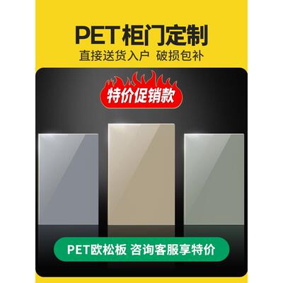 宠物无把手衣柜门定制露丽戈尔鞋柜厨柜门板平门整栋房子定制工厂