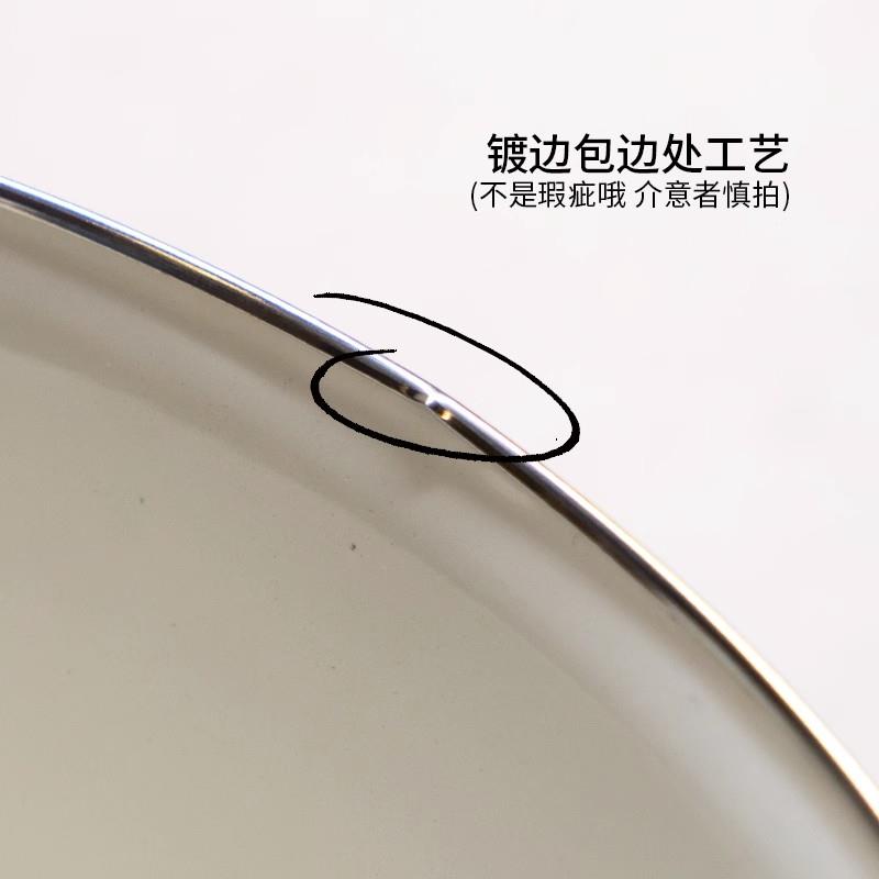 老式搪瓷碗带盖泡面碗宿舍学生吃方便面专用碗网红饭碗大容量汤碗