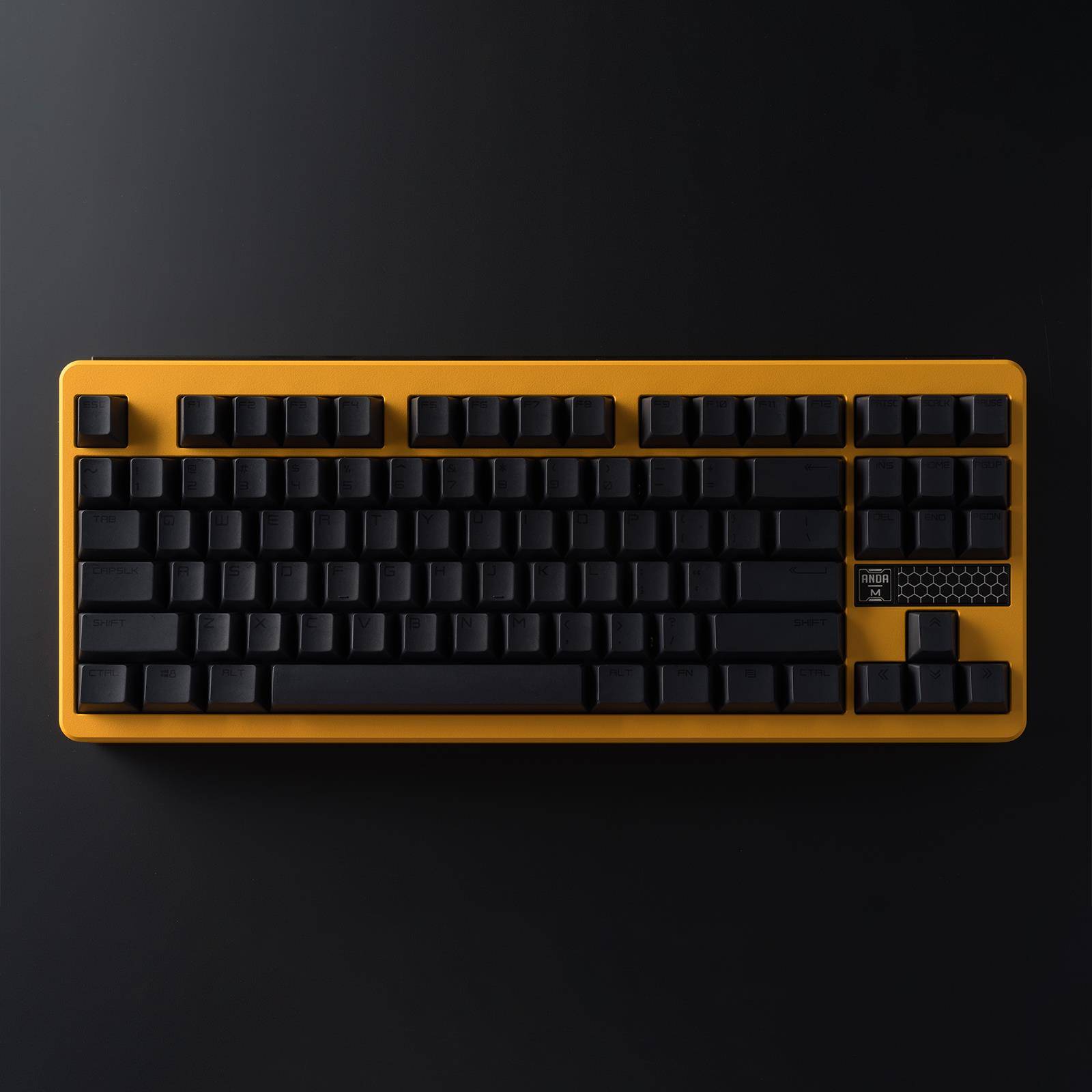 KMGQ键客经典色黑同刻原厂热升华键帽正色机械键盘帽大全套个性