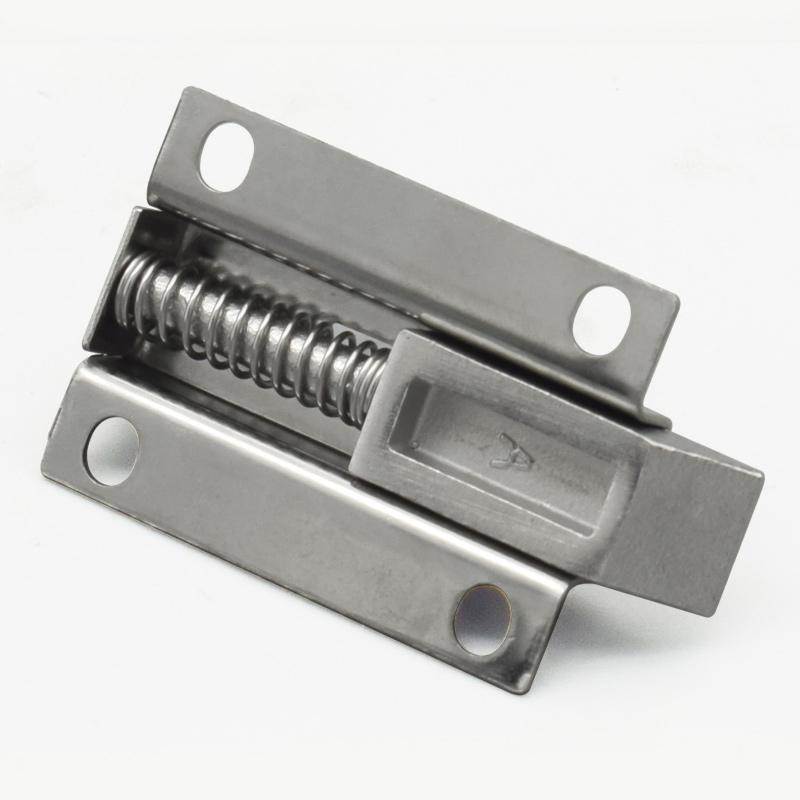 MX03不锈钢 滑动式方形插销 短程距离带自动弹簧装置门锁HFY52-50