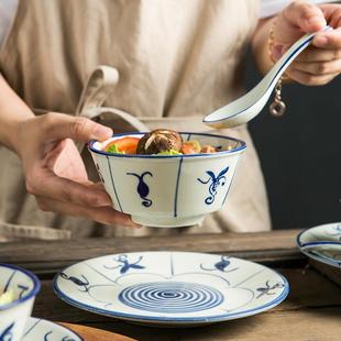 老式潮州七十八十年代中式青花瓷酒店台面摆台葵斗碗餐厅商用餐具