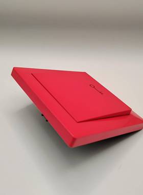 罗格朗红色门禁开关 出门按钮面板酒店门控门铃开门按钮自复位