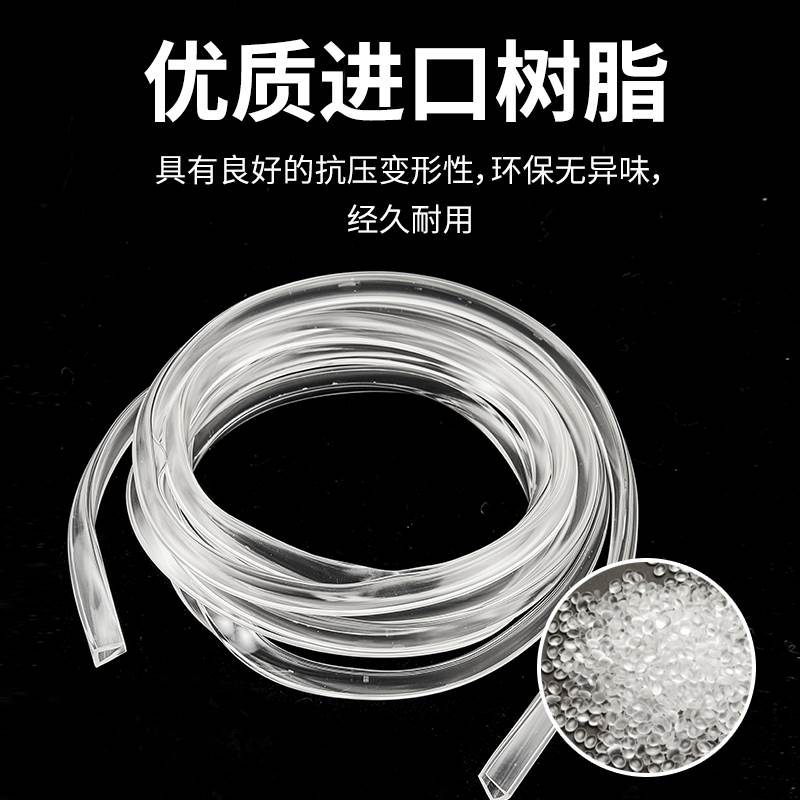 透明密封条U型橡胶玻璃茶几门窗包边条鱼缸机械防割防撞封边胶条