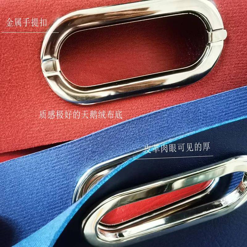 矮胖瓶红酒礼盒包装袋双支装pu白酒中秋礼品手提拎包皮盒可印logo