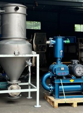 江门钛白粉大功率真空吸粉机粉末密闭空间负压式吸料输送机系统