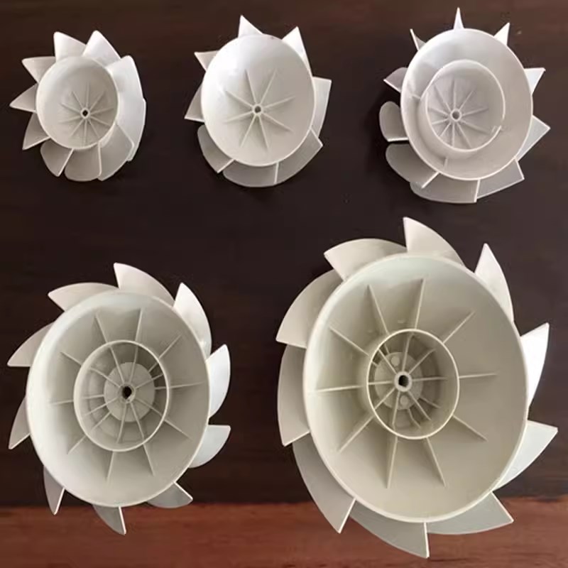 管道风机扇叶风叶叶轮 150 200 塑料配件排气扇换气扇排风扇