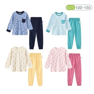 兒童純棉家居服保暖內(nèi)衣套裝 寶寶大童睡衣 男女童秋冬打底秋衣秋褲