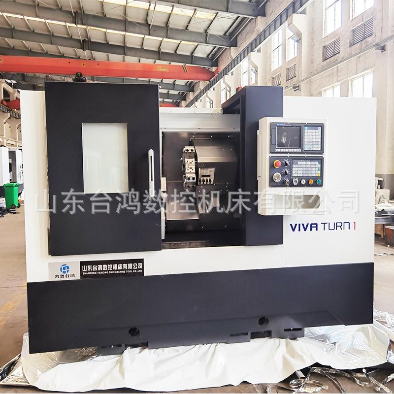斜床身数控车床TCK50厂家直销带Y轴动力刀塔车铣复合机床智能