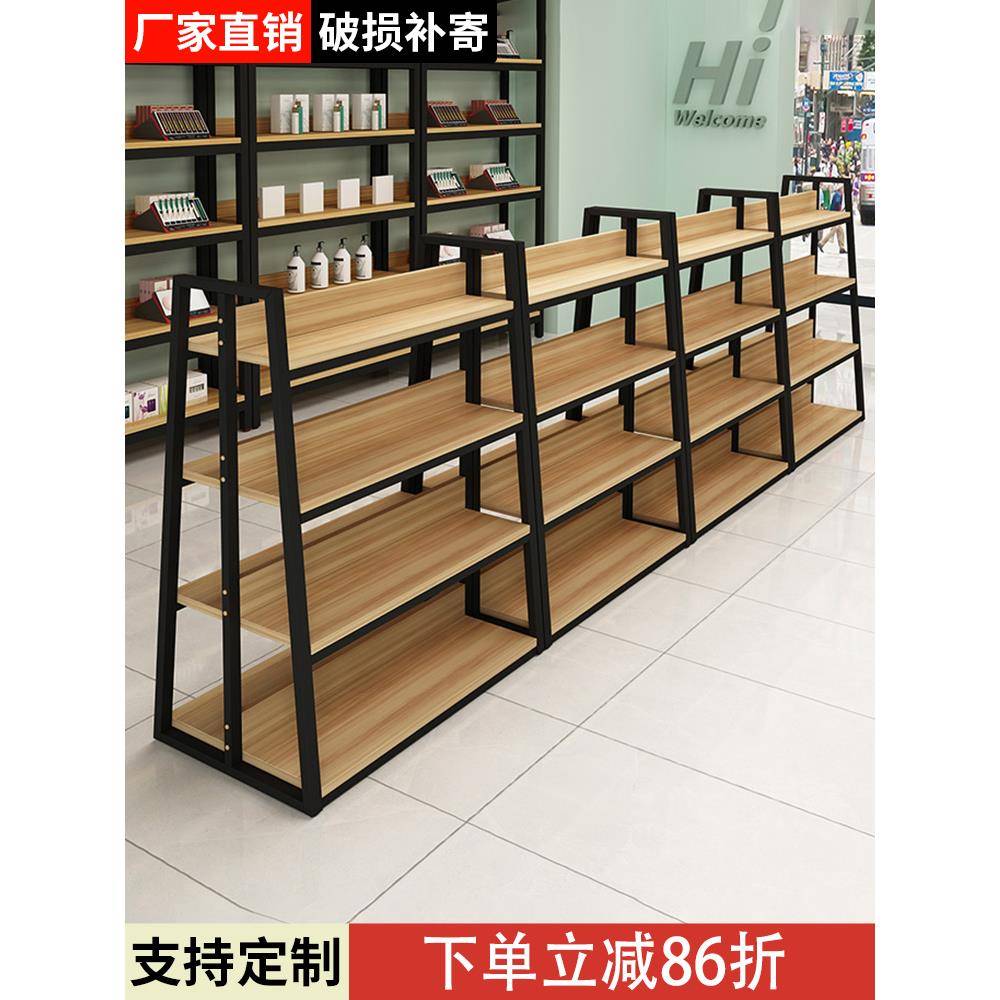 化妆品置物架母婴店陈列柜展示架鞋店鞋架超市货架文具店中岛架