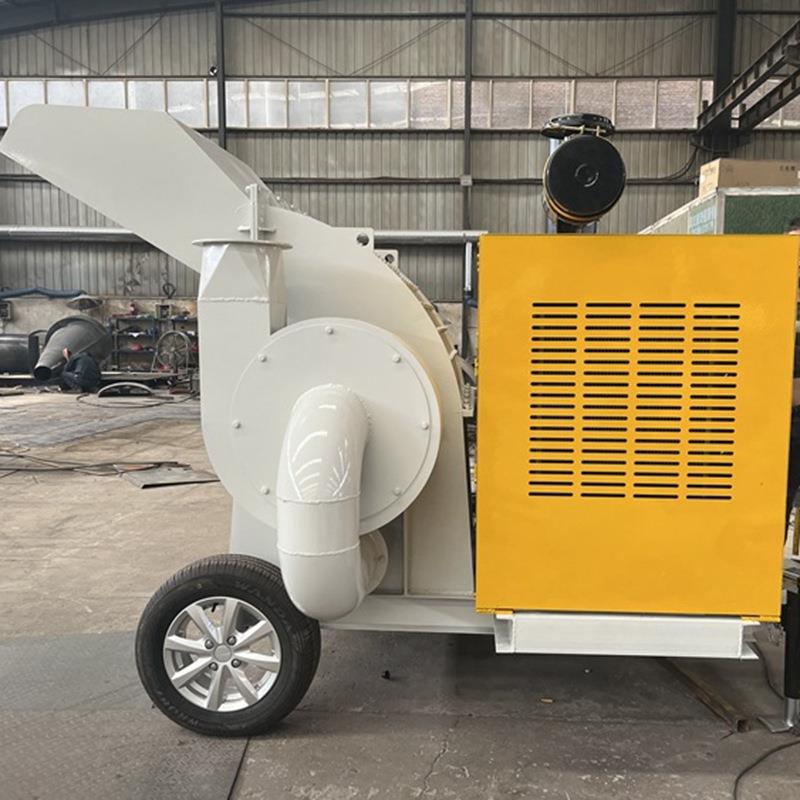 厂家现货直销竹子树枝树皮粉碎机柴油电动可移动木材秸秆锯末机