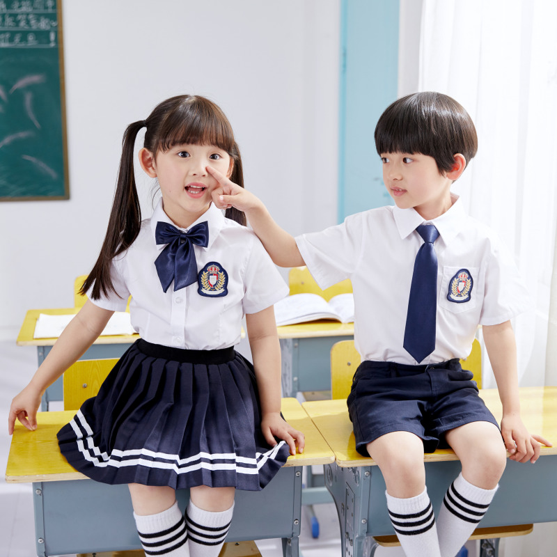 新款我们刚上一年级舞蹈表演服装儿童小荷风采演出服小学生舞台装