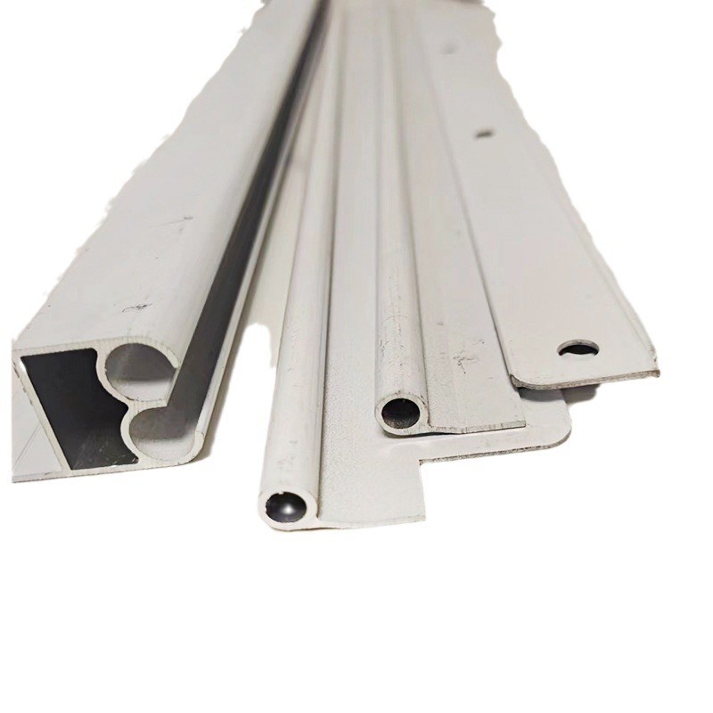 磁吸门帘铝合金滑道 配件磁吸门帘透明塑料PVC软帘棉门帘滑道轨道