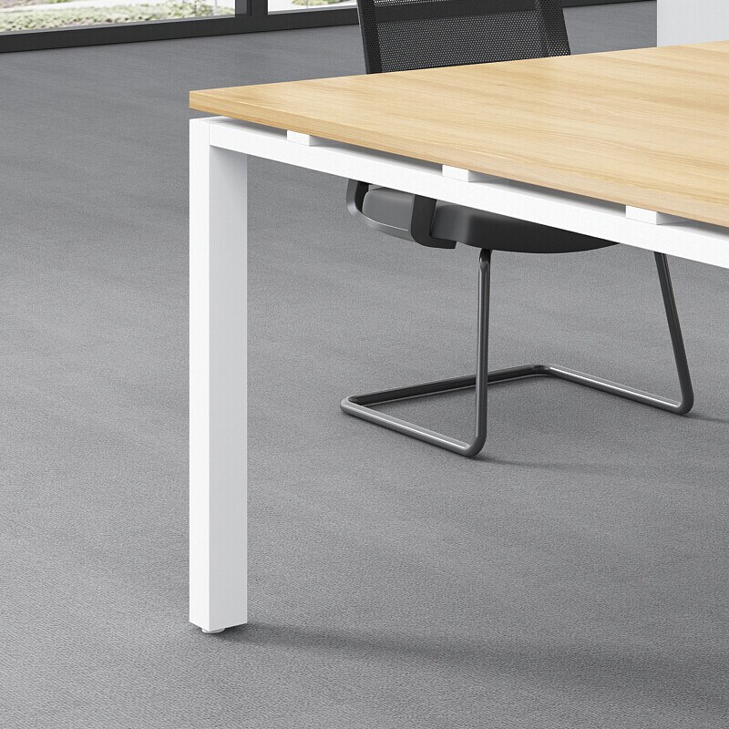 板式小型会议桌简约现代办公家具小圆桌方形桌洽谈桌接待桌培