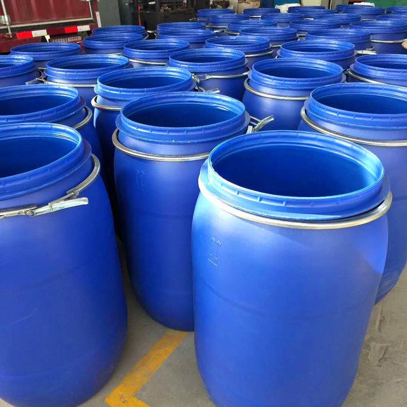 塑料桶50升抱箍桶60升法兰桶30L 125升160L 200升铁箍桶大口圆桶