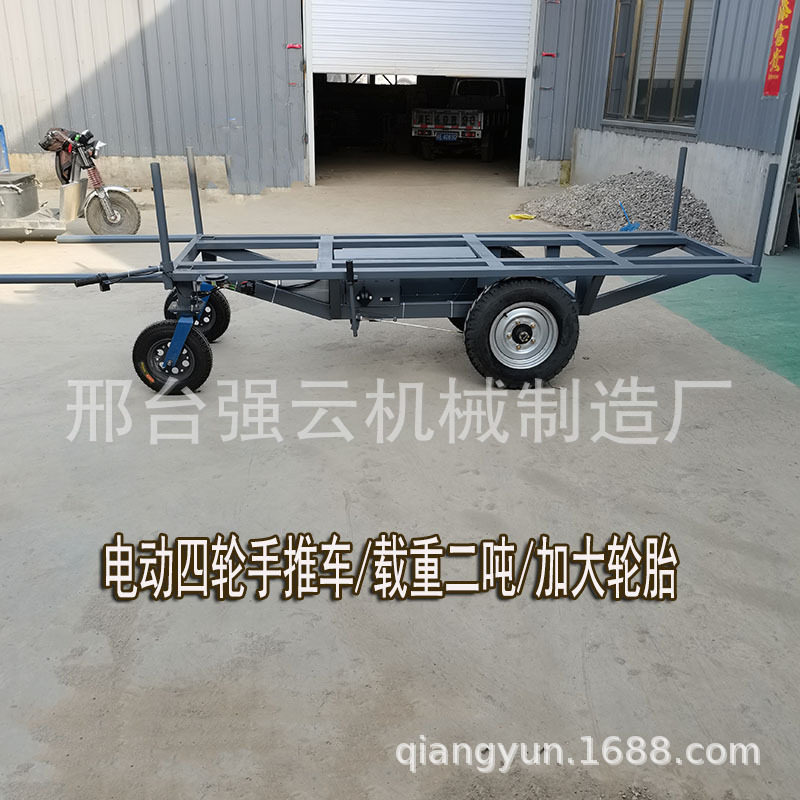 厂区搬运平板车大功率电动三轮拉货载重3吨加长车架车间周转四轮,商业/办公家具,平板手推车/工具车/爬楼机,淘宝优惠券,粉丝福利购,淘宝优惠卷