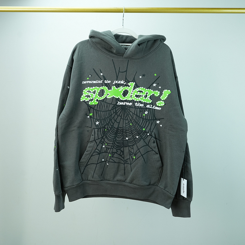 thumbnail for The new gray and green logo printed sweatshirt for autumn and winter