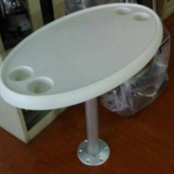 中国海豚新款房车浮筒船豪华游艇专用茶几茶桌户外折叠桌子