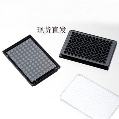 黑色透明底培养板060096康宁3603in vitro scientific Nunc165305