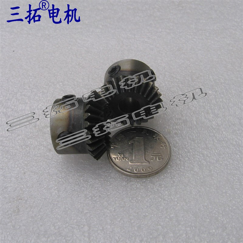 金属伞齿轮,90伞齿轮 模数1 齿数K25 内孔8mm 一对