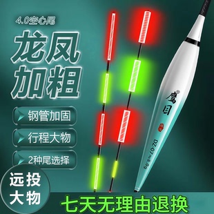 鹰目加长鲢鳙大物夜光漂行程漂青鱼漂翘嘴混养流氓漂日夜两用鱼漂