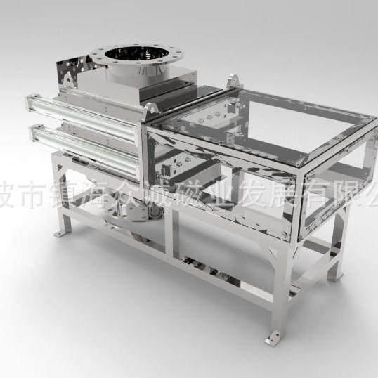 气动刮板自动清理除铁器强磁除铁器粉末塑料自动除铁设备