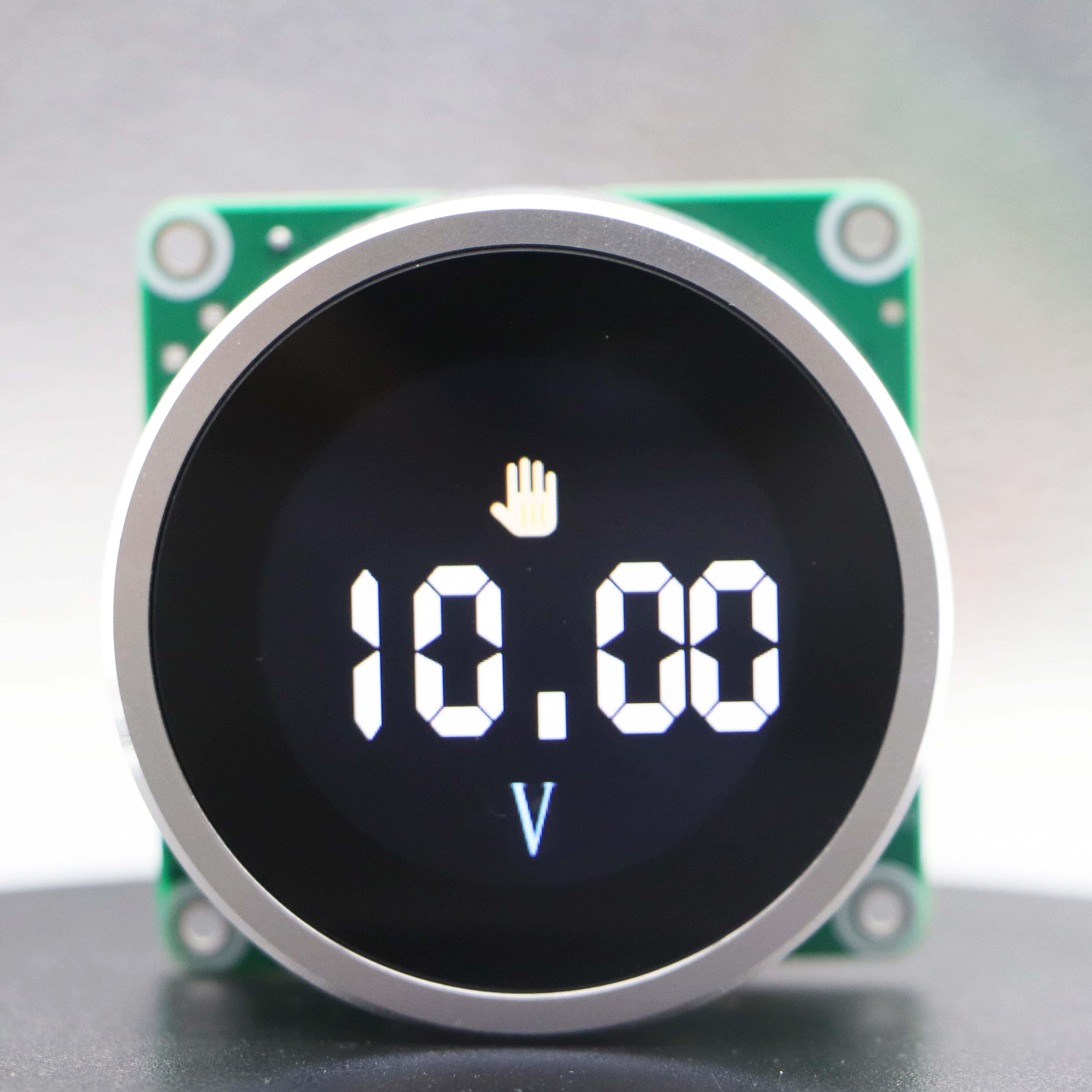 高精度旋钮屏控制器正负±电压0-10V信号发生器Q01H11A咖啡机DIY