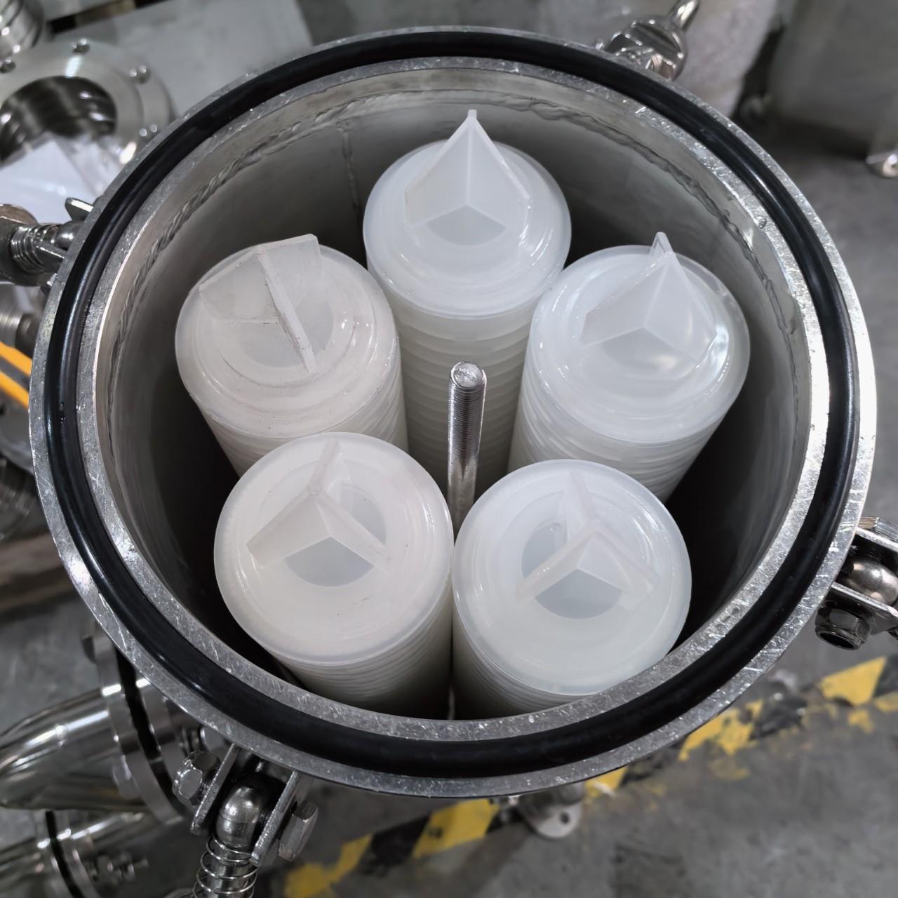 供应湛蓝纯不锈钢二级串联过滤器，精密微孔精密过滤器