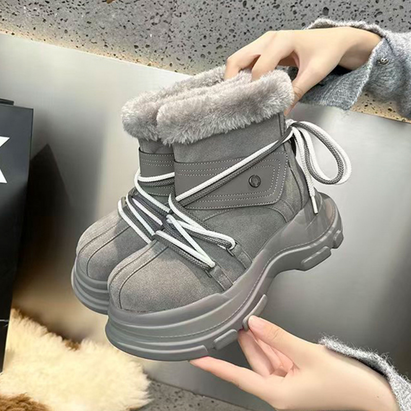 明星大头萌萌雪地靴女款